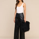 L'AGENCE - Adelina Faux Fur Clutch