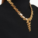 Khaite - Leaf Chain Necklace in Gold
