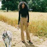 DÔEN - LEAH SUEDE PANT -- STAG