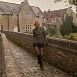 DÔEN - LENNON BLAZER -- ENGLISH HERRINGBONE