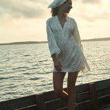 DÔEN - LEONA DRESS -- SALT MARGUERITE JOLIE