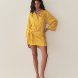 DÔEN - LEONA DRESS -- GILDED MARGUERITE JOLIE