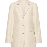 Posse - LEON BLAZER - BEIGE PINSTRIPE