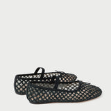 Loeffler Randall - Leonie Black Crochet Ballet Flat