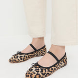 Loeffler Randall - Leonie Leopard Jersey Ballet Flat