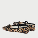 Loeffler Randall - Leonie Leopard Jersey Ballet Flat