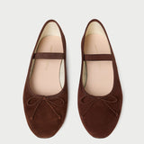 Loeffler Randall - Leonie Espresso Suede Ballet Flat