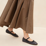 Loeffler Randall - Leonie Black Woven Ballet Flat