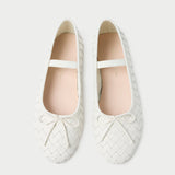 Loeffler Randall - Leonie Cream Woven Ballet Flat