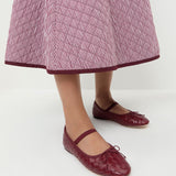 Loeffler Randall - Leonie Wine Woven Ballet Flat