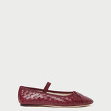 Loeffler Randall - Leonie Wine Woven Ballet Flat