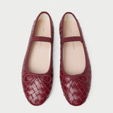 Loeffler Randall - Leonie Wine Woven Ballet Flat