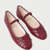Loeffler Randall - Leonie Wine Woven Ballet Flat