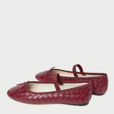 Loeffler Randall - Leonie Wine Woven Ballet Flat
