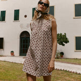 DÔEN - LEONORE DRESS -- PROVENCAL PAISLEY