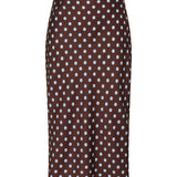 Posse - LEO SKIRT - CHOCOLATE POLKA DOT