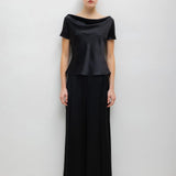 Leset - Pre - Order: Barb Draped Neck Cap Sleeve