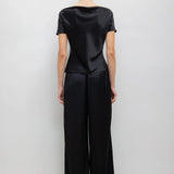 Leset - Pre - Order: Barb Draped Neck Cap Sleeve