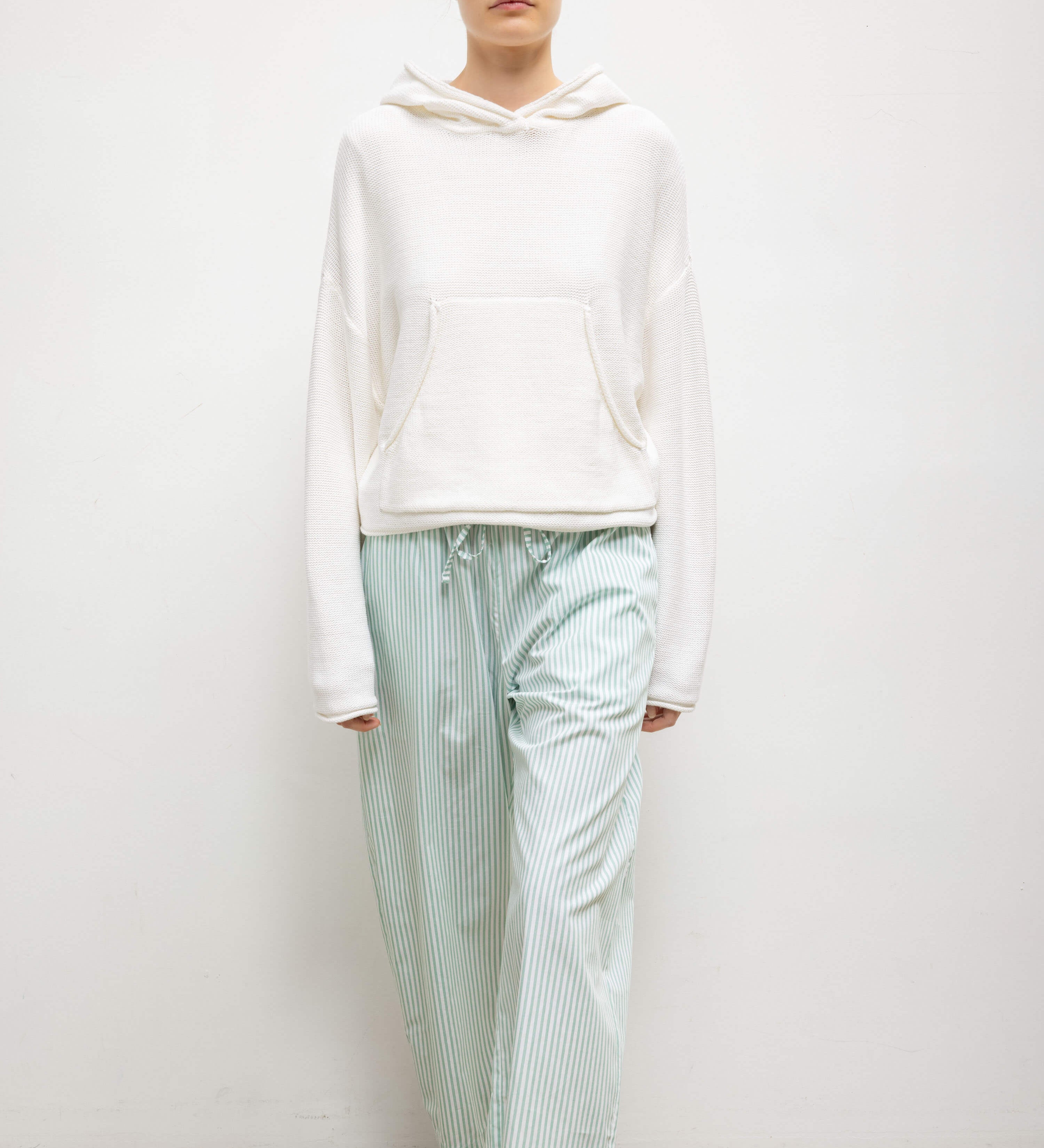 Leset - Yoshi Stripe Crop Drawstring Pant