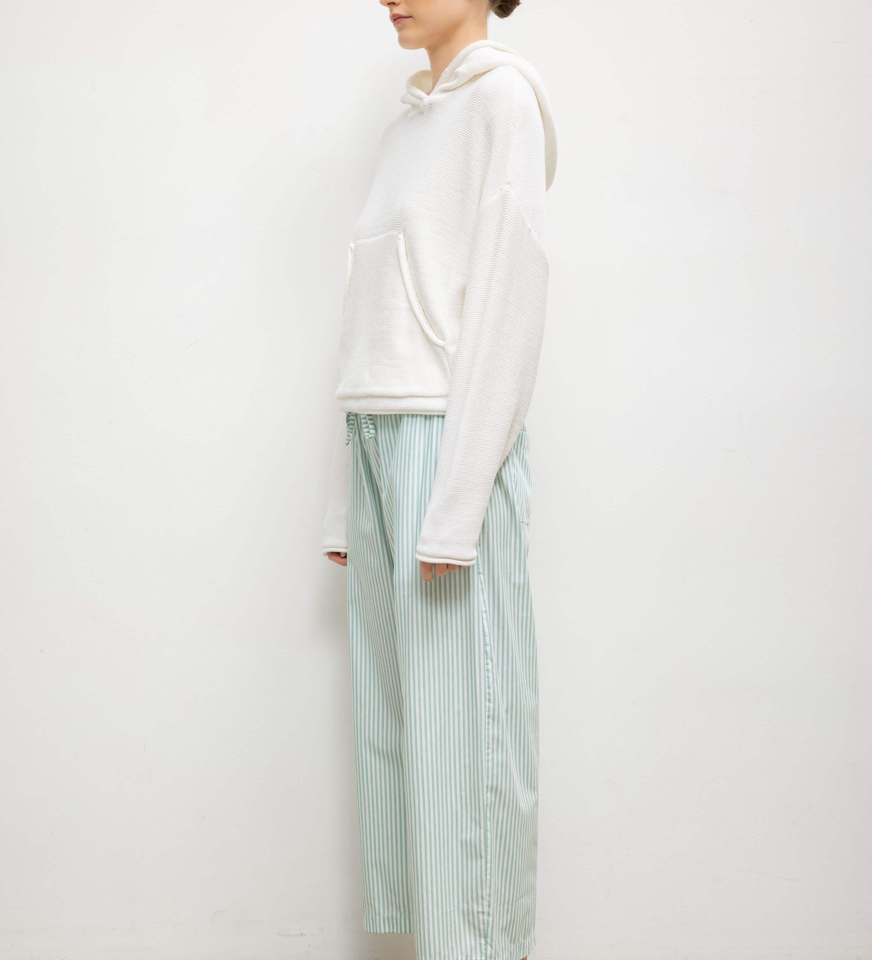 Leset - Yoshi Stripe Crop Drawstring Pant
