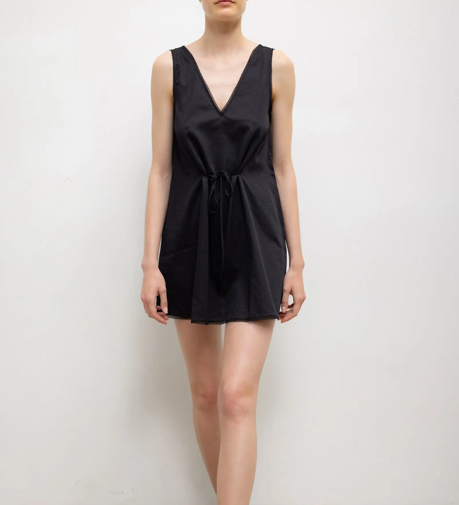 Leset - Pre - Order: Yoko Lace V Neck Mini