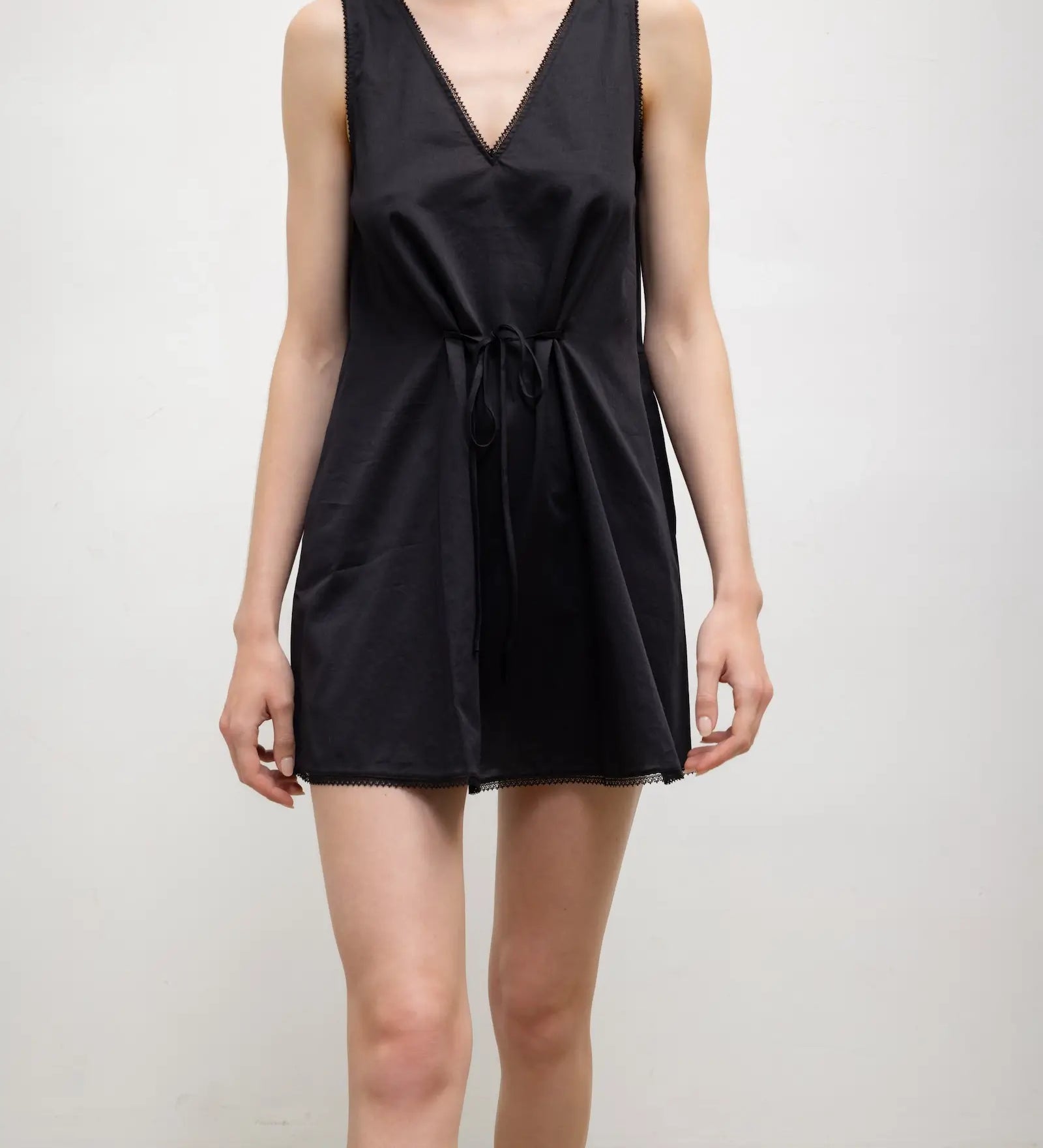 Leset - Pre - Order: Yoko Lace V Neck Mini
