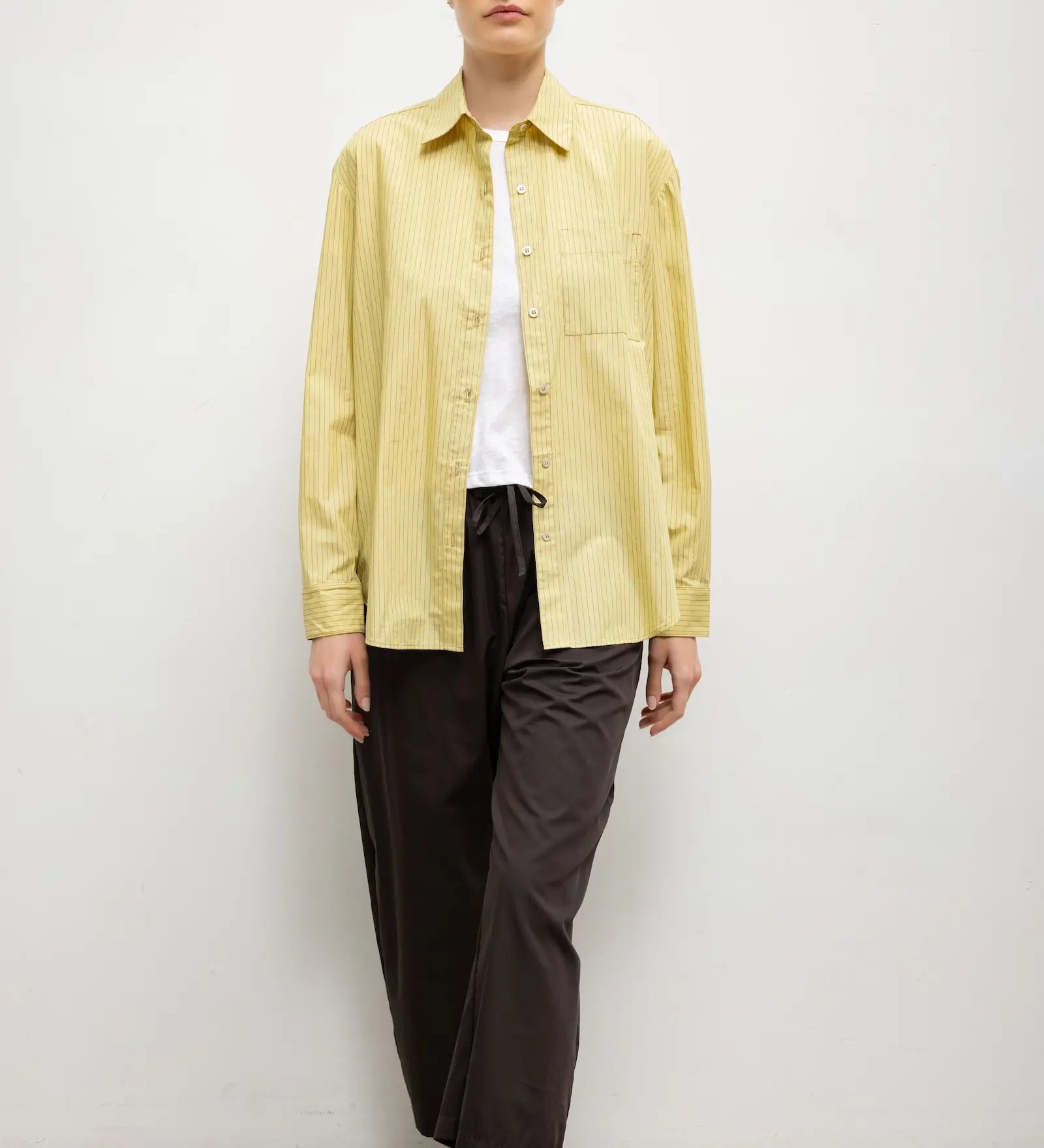 Leset - Yoshi Stripe Crop Drawstring Pant