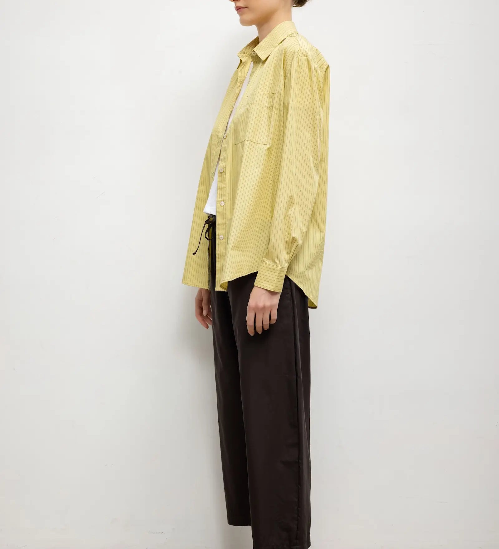 Leset - Yoshi Stripe Crop Drawstring Pant