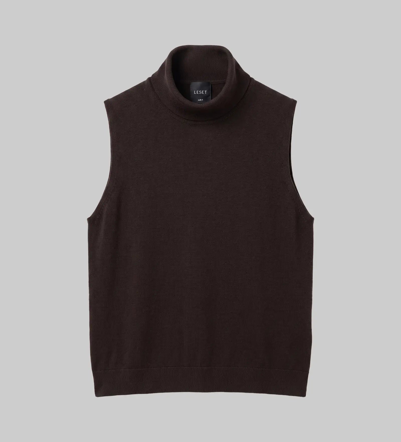 Leset - James Sleeveless Turtleneck