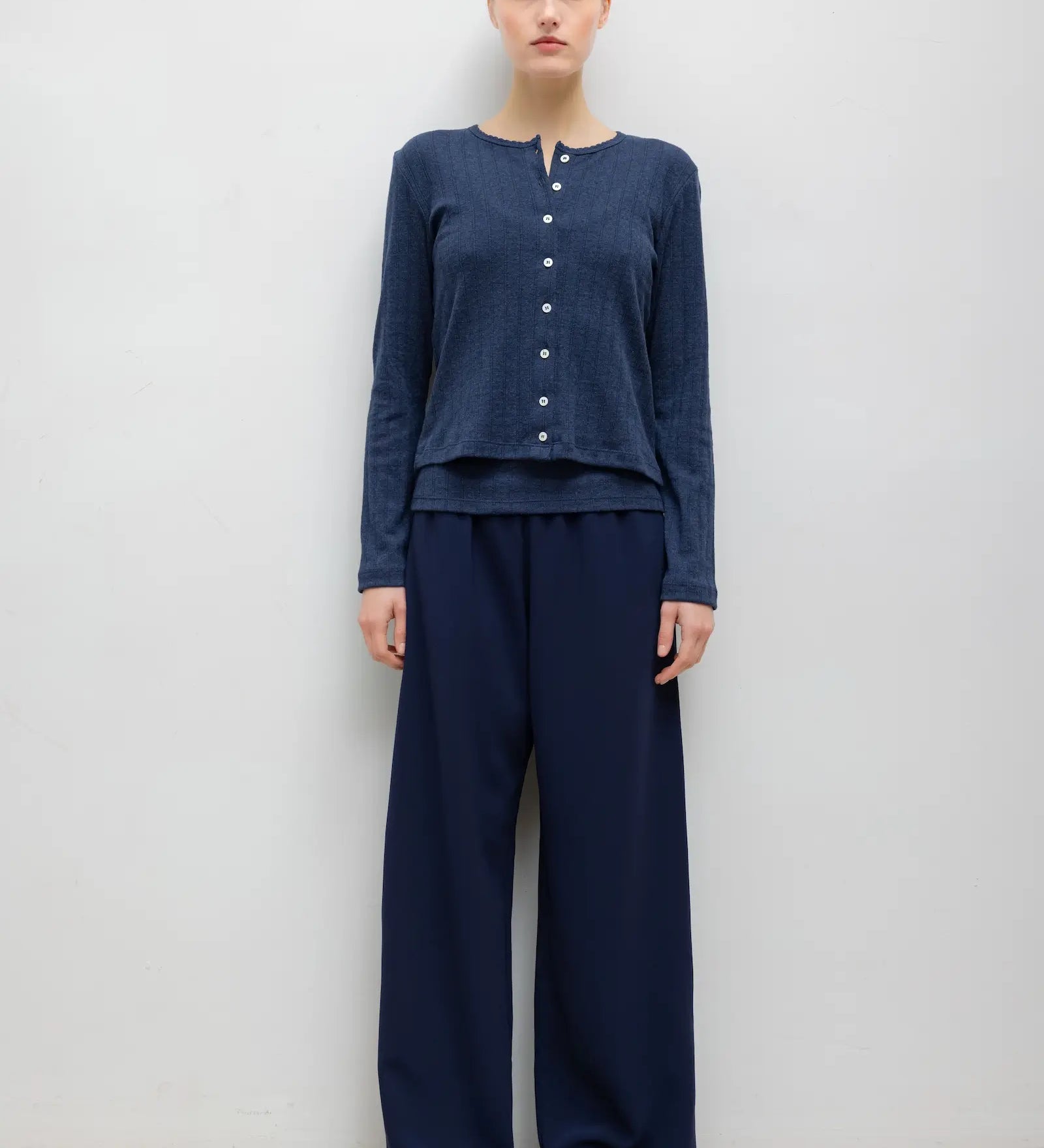 Leset - Pointelle Classic Cardigan II