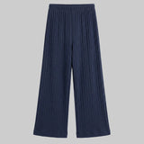 Leset - Pointelle Crop Wide Leg Pant