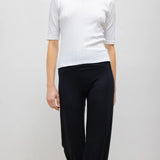 Leset - Pointelle Mid Sleeve Slim Fit Tee