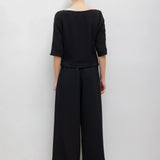 Leset - Pre - Order: Arielle Crop Wide Leg Trouser