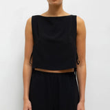 Leset - Ari Boatneck Tie Top