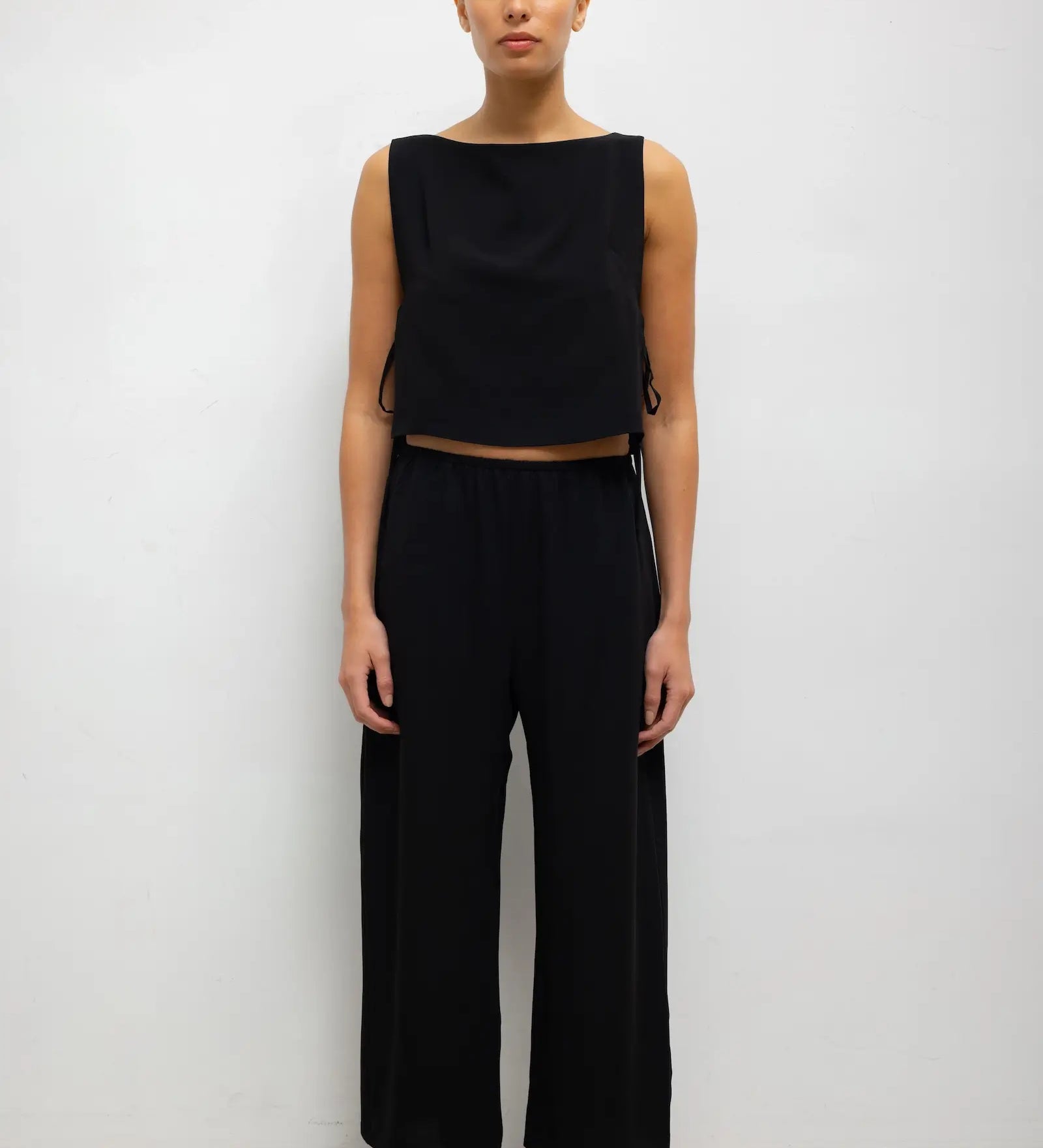 Leset - Ari Boatneck Tie Top