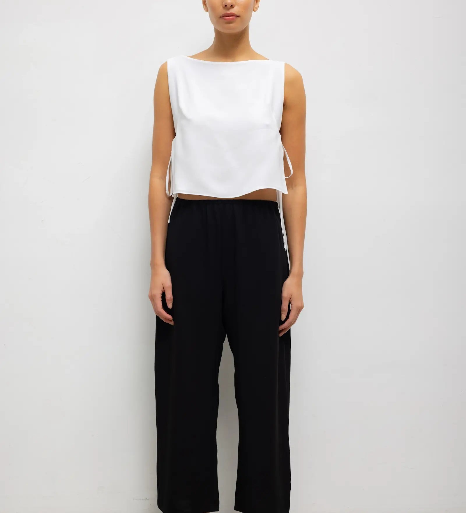 Leset - Ari Boatneck Tie Top