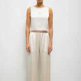 Leset - Barb Lace Crop Sleeveless Crew