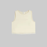 Leset - Barb Lace Crop Sleeveless Crew