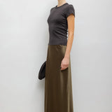 Leset - Pre - Order: Barb Bias Ankle Skirt
