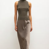 Leset - Pre-Order: Blake Rib Sleeveless Turtleneck