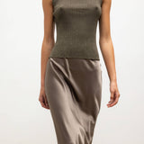 Leset - Pre-Order: Blake Rib Sleeveless Turtleneck