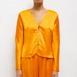Leset - Barb Button Long Sleeve Top
