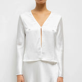 Leset - Barb Button Long Sleeve Top