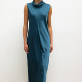 Leset - Barb Mock Neck Sleeveless Dress