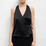 Leset - Pre - Order: Barb Sleeveless Wrap Top