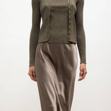 Leset - Pre-Order: Blake Rib Crew Cardigan