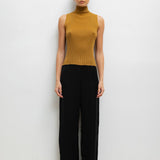 Leset - Blake Rib Sleeveless Turtleneck