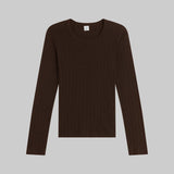 Leset - Pointelle Slim Fit Long Sleeve