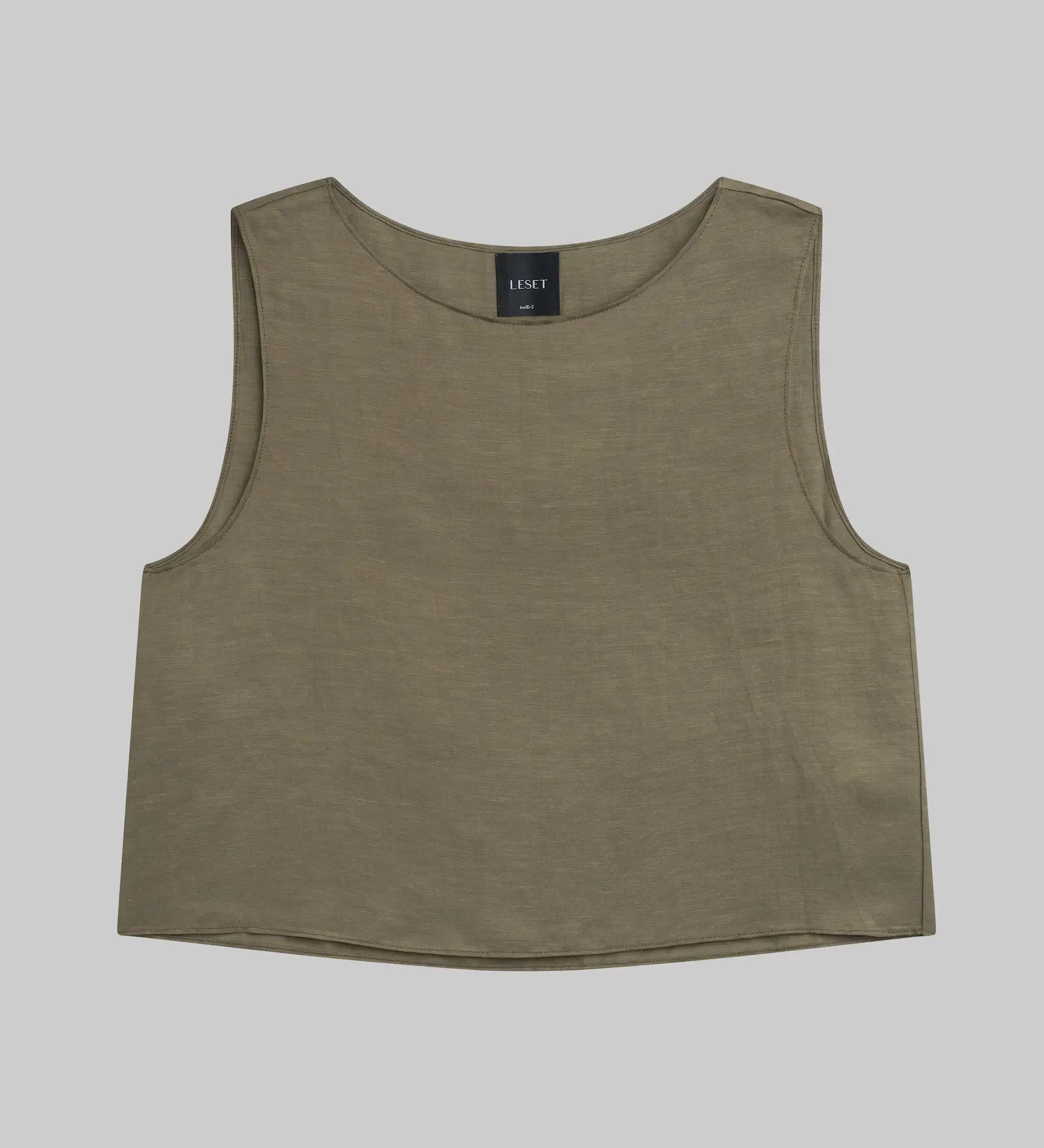 Leset - Daniel Crop Sleeveless Crew