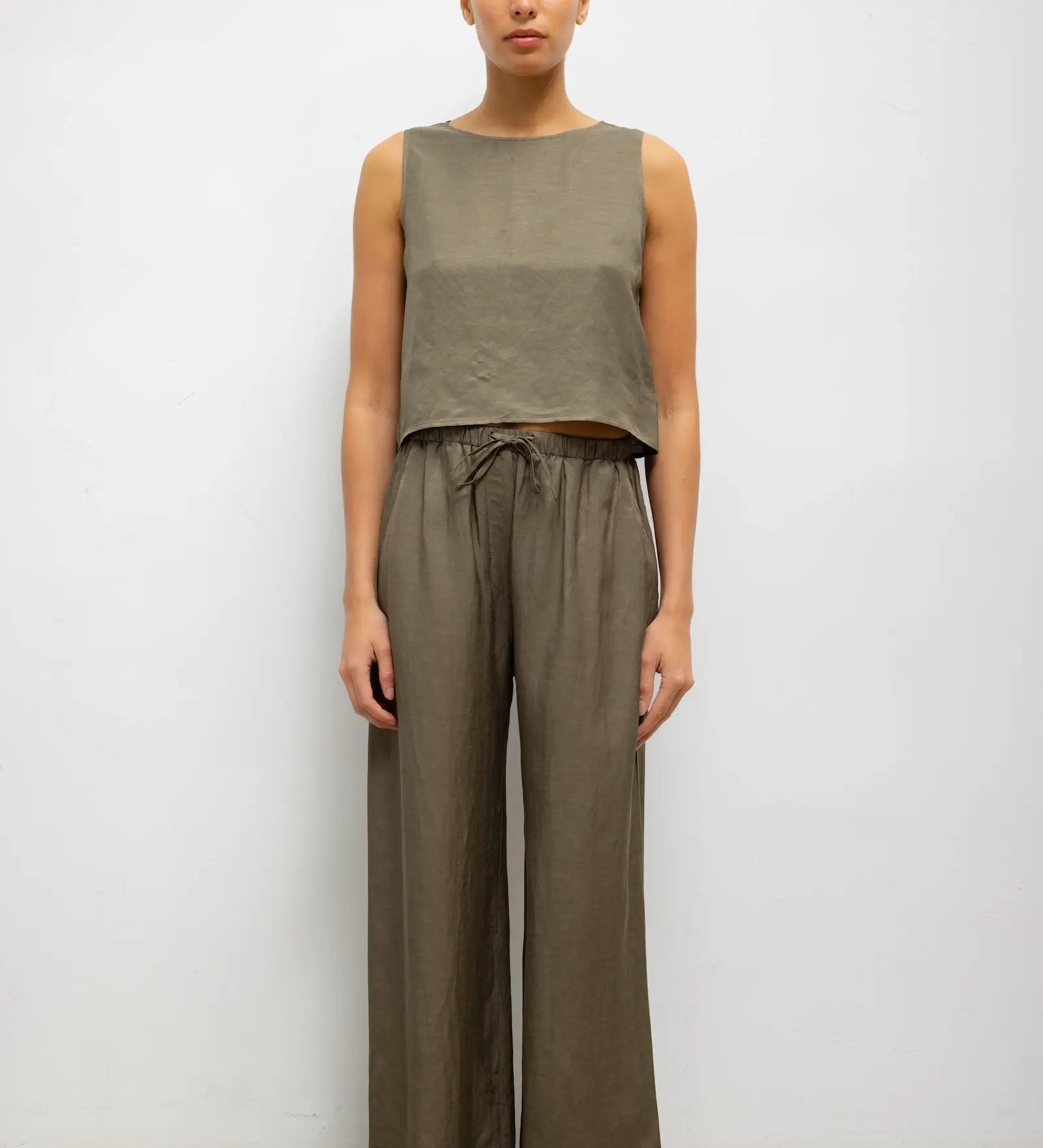 Leset - Daniel Crop Sleeveless Crew